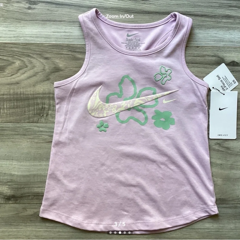 Nike Girls Tank Top & Shorts Set size 6X(NWT) ~PRICE IS FIRM, NO OFFERS~ - Picture 3 of 5